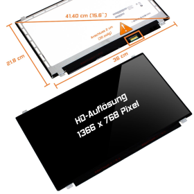 LED Display 15,6" 1366x768 passend für Dell 0F4X6Y