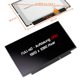 LED Display 13,3" 1920x1080 On-Cell Touch passend...