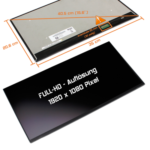 LED Display 15,6" 1920x1080 passend für BOE NV156FHM-N63 V8.1