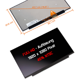 LED Display 15,6" 1920x1080 On-Cell Touch matt...