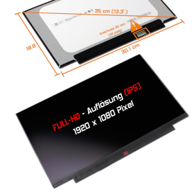 LED Display 13,3" 1920x1080 passend für HP SPS...