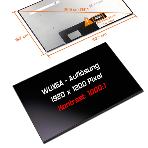 LED Display 14,0" 1920x1200 matt passend für Lenovo PN:5D10V82364