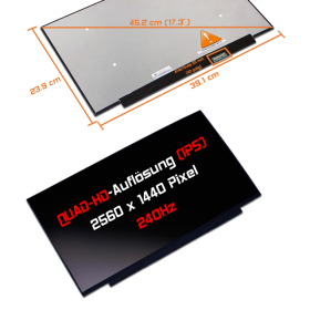 LED Display 17,3" 2560x1440 passend für Asus...