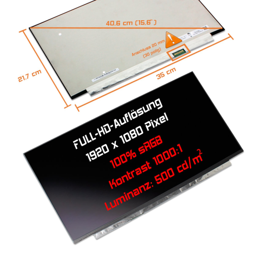 LED Display 15,6" 1920x1080 passend für AUO B156HAN09.0