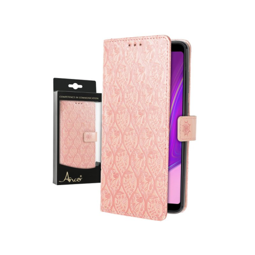 anco Bookcase Leaf für A920F Samsung Galaxy A9 (2018) - rose gold