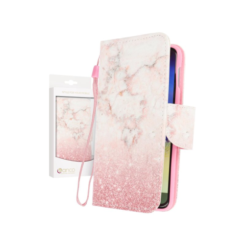 anco Bookcase Marble für G970F Samsung Galaxy S10e - pink