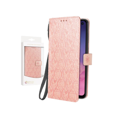 anco Bookcase Leaf für G970F Samsung Galaxy S10e - rose gold