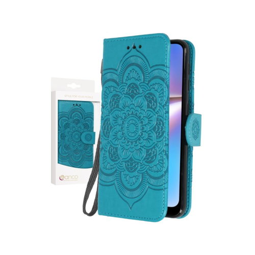 anco Bookcase Mandala für A107F Samsung Galaxy A10s - blue