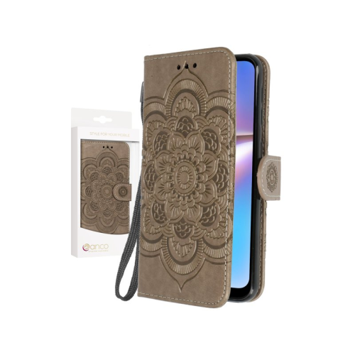 anco Bookcase Mandala für A107F Samsung Galaxy A10s - grey