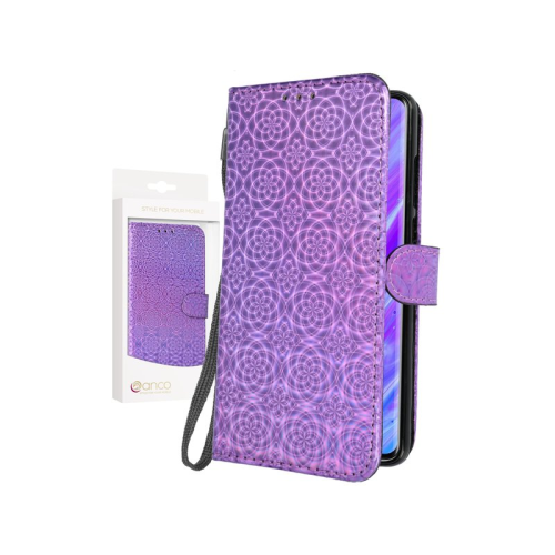 anco Bookcase Color Flower für G985F Samsung Galaxy S20+ - purple
