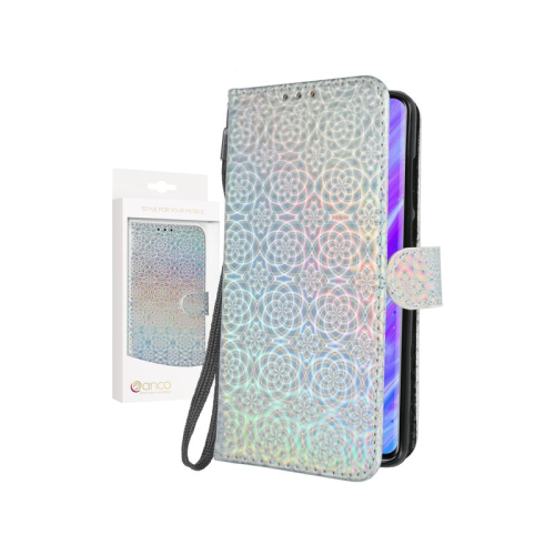 anco Bookcase Color Flower für G985F Samsung Galaxy S20+ - grey