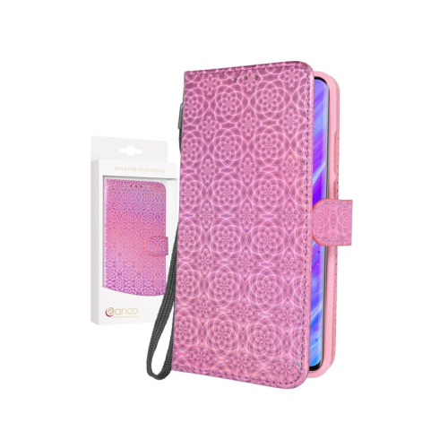 anco Bookcase Color Flower für G985F Samsung Galaxy S20+ - pink