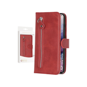 anco Bookcase Zipper für G980F Samsung Galaxy S20 - red
