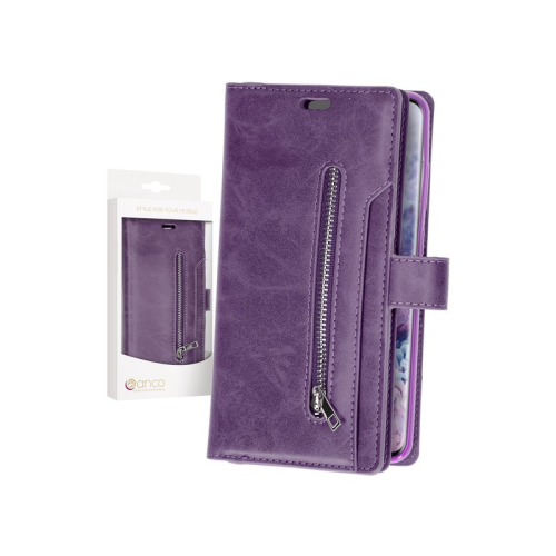 anco Bookcase Multi Function für G985F Samsung Galaxy S20+ - purple