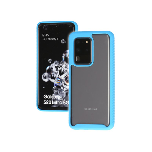 anco PC + TPU Case Shockproof für  G988F Samsung Galaxy S20 Ultra - light blue
