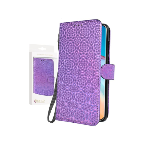anco Bookcase Color Flower für HUAWEI P40 Pro, P40 Pro+ - purple