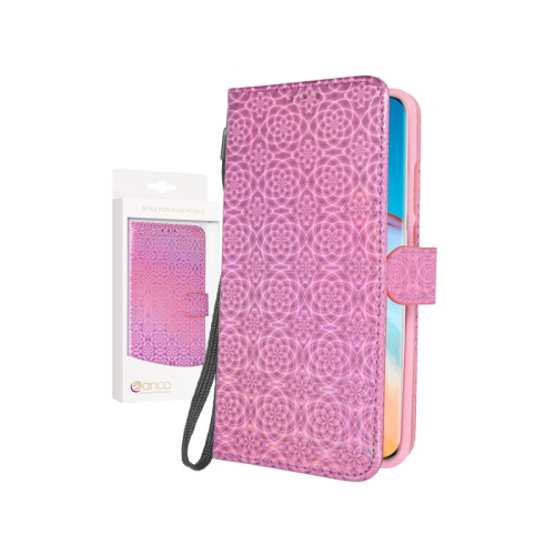anco Bookcase Color Flower für HUAWEI P40 Pro, P40 Pro+ - pink
