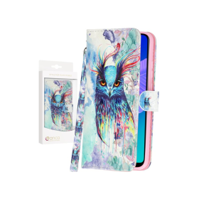 anco Bookcase Colorful Owls für HUAWEI P40 Lite E