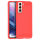 anco Carbon Fiber Case für G991B Samsung Galaxy S21 - red