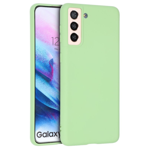 anco Liquid Silicone Cover für G996B Samsung Galaxy S21+ - green
