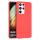 anco Liquid Silicone Cover für G998B Samsung Galaxy S21 Ultra - red