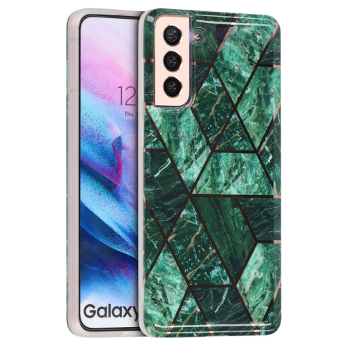 anco TPU Case marble für G996B Samsung Galaxy S21+ - green