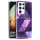 anco TPU Case marble für G998B Samsung Galaxy S21 Ultra - purple
