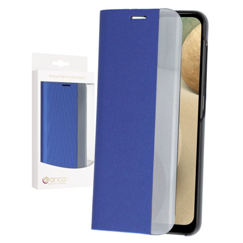 anco Bookcase SideWindow für A125F, A127F, M127F Samsung Galaxy A12, M12 - blue