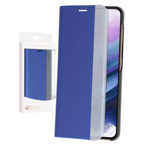 anco Bookcase SideWindow für G991B Samsung Galaxy S21 - blue