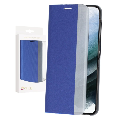 anco Bookcase SideWindow für G996B Samsung Galaxy S21+ - blue