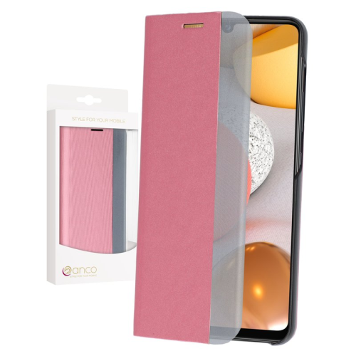 anco Bookcase SideWindow für A426B Samsung Galaxy A42 5G - pink