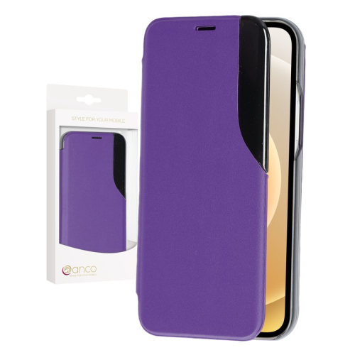 anco Bookcase SideWindow für Apple iPhone 12 mini - purple