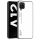 anco Gradient Hybrid Case für A125F, A127F, M127F Samsung Galaxy A12, M12 - white