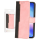 anco Bookcase Dual Colour  für OPPO Reno5 4G, 5G, Find X3 Lite, Reno 7 5G - pink