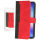 anco Bookcase Dual Colour für OPPO Reno5 4G, 5G, Find X3 Lite - red