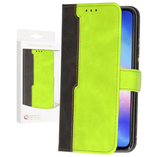 anco Bookcase Dual Colour für OPPO Reno5 4G, 5G, Find X3 Lite - green