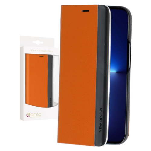 anco Bookcase SideWindow für Apple iPhone 13 Pro - orange