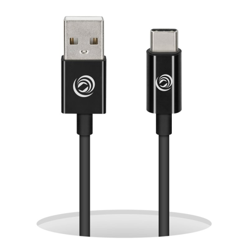 anco USB-A auf USB-C Lade- und Datenkabel 1m - black