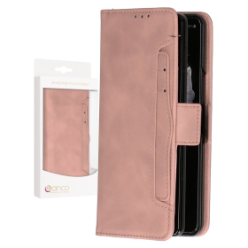 anco Bookcase Leather für Samsung Galaxy Z Fold3 - pink