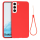anco Liquid Silicone Cover für S906B Samsung Galaxy S22+ - red