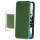 anco Bookcase Carbon Style für S906B Samsung Galaxy S22+ - green