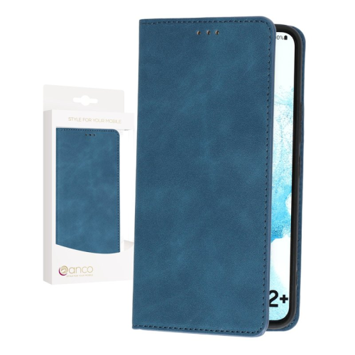 anco Bookcase Magnetic für S908B Samsung Galaxy S22+ - blue