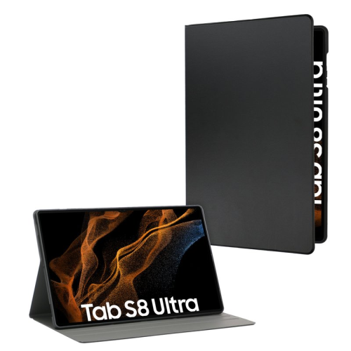 anco Bookcase für X906B Samsung Galaxy Tab S8 Ultra - black