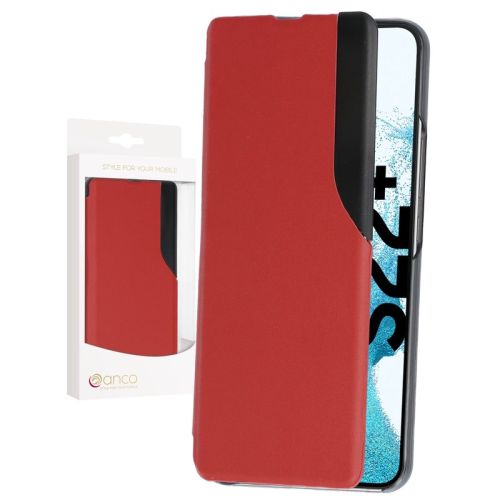 anco Bookcase SideWindow für S906B Samsung Galaxy S22+ - red