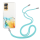 anco Lanyard Case Marble für Xiaomi Redmi Note 11, Note 11S - light blue