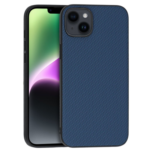 anco Case Carbon Style für Apple iPhone 14 Plus - blue
