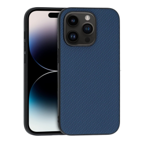 anco Case Carbon Style für Apple iPhone 14 Pro - blue