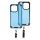 anco Lanyard Case Honeycomb für Apple iPhone 14 Pro - blue