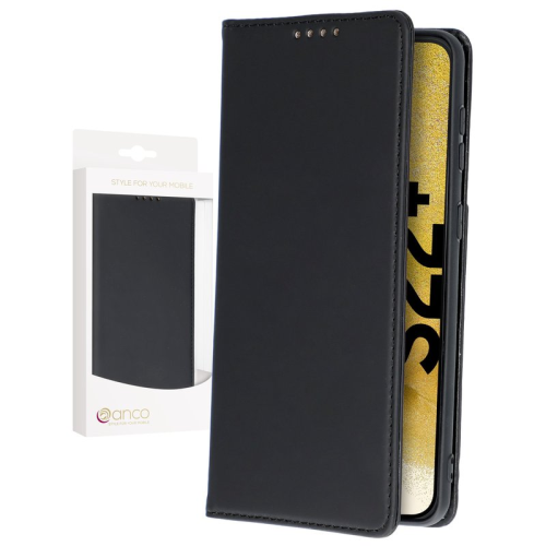 anco Bookcase LiquidFeel Magnetic für S906B Samsung Galaxy S22+ - black