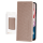anco Bookcase Carbon Style für A135F, A137F Samsung Galaxy A13 - rose gold